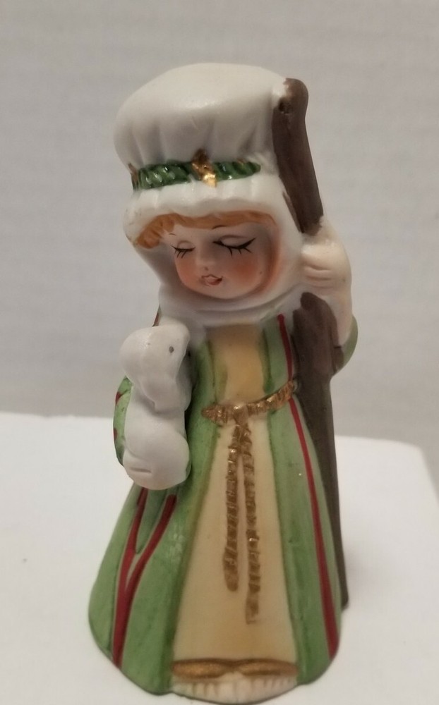 NATIVITY SHEPHERD BOY BELL 4.5" TALL