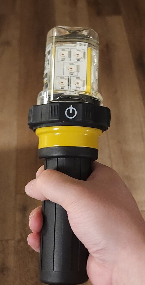 Lightmodule Waterproof LED Emergency Road Flare with Flash Strobe Solid Mode Kit