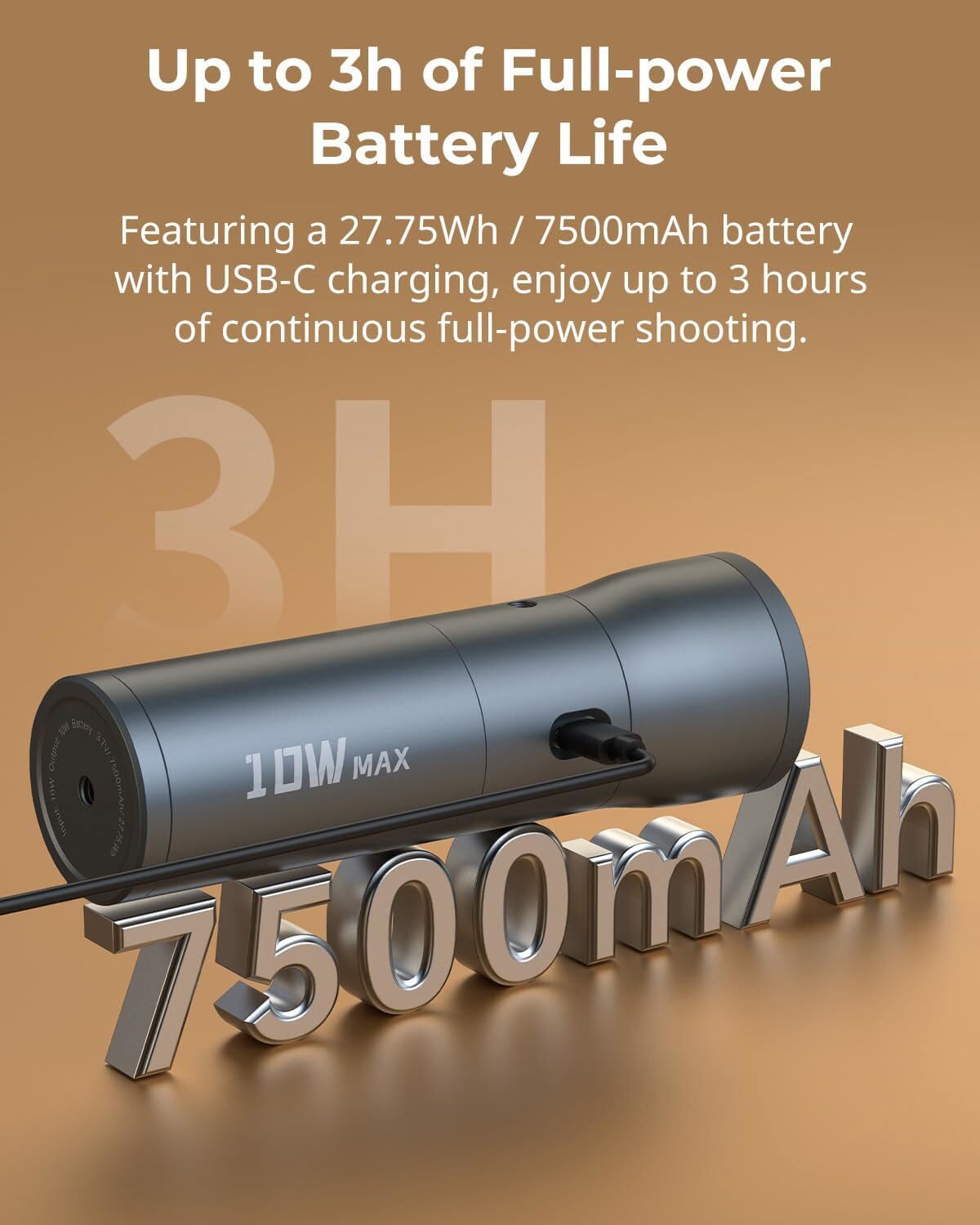 SmallRig RF 10C Portable Hand Focusable LED Video Light with 20 Pcs Filters