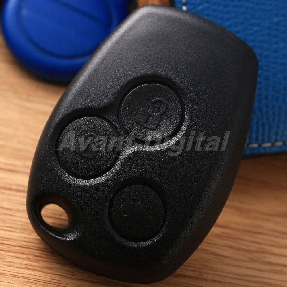 Replacement 3 Buttons Remote Key Shell Case For Renault Modus Clio MK3 Twingo