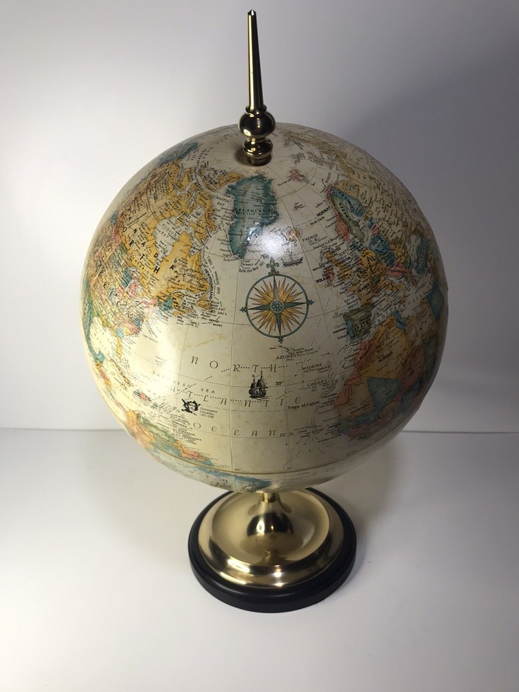 Vintage Globe Cottagecore Replogle 12”