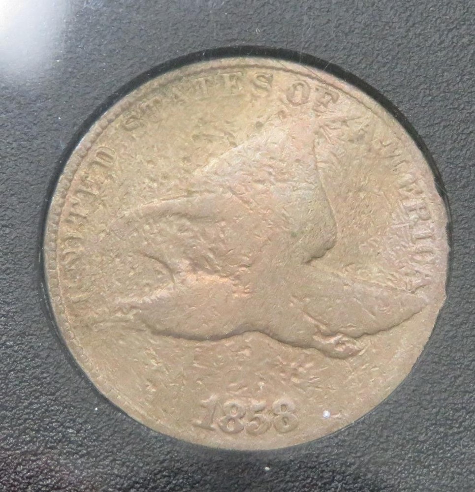 1858 Flying Eagle * In a Hard Plastic Case *