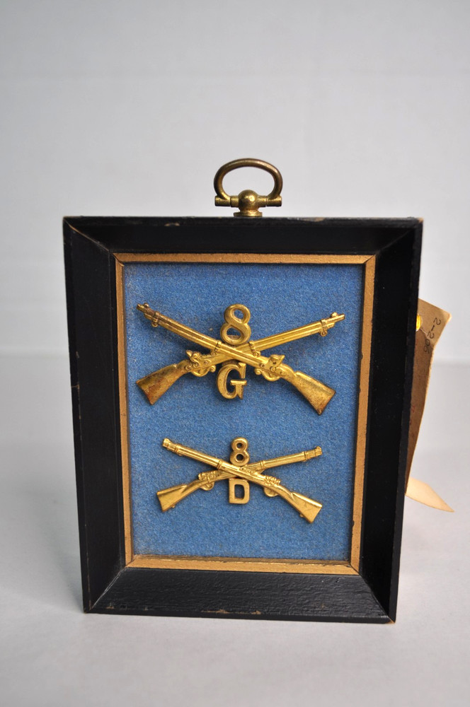 RARE 1902 1910 8th Regiment Infantry Pins