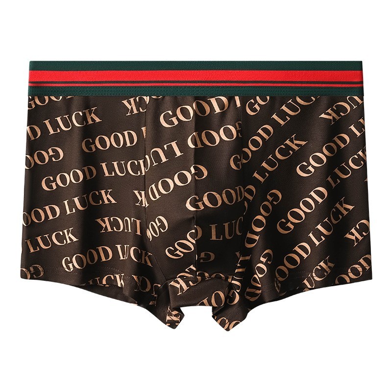 4 Pack Men's Underwear Soft Boxer Briefs Breathable Comfortable Trunks