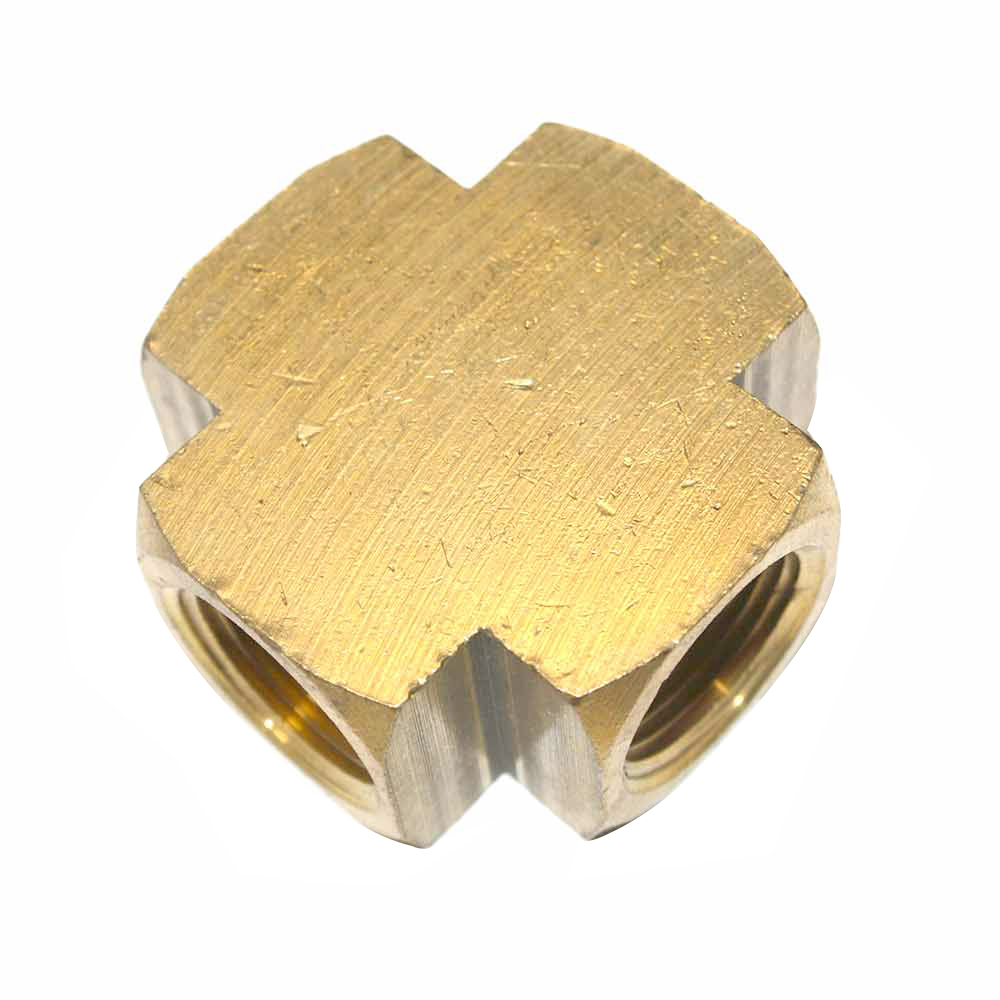 Brass Cross Fitting - 1/8" NPT (x4) - FP22X