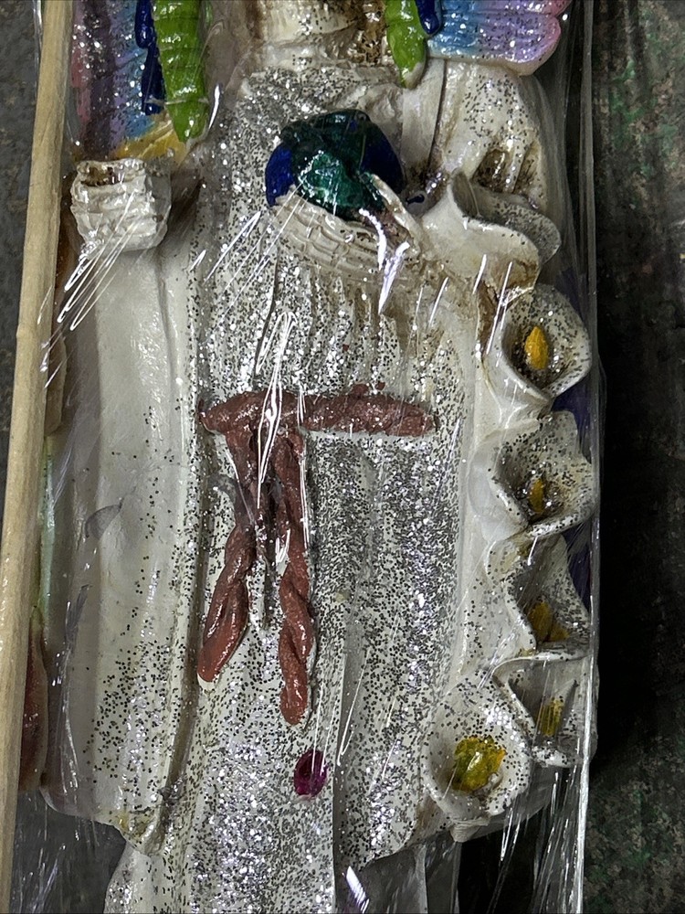 Santa Muerte Azteca White 14in Fixed