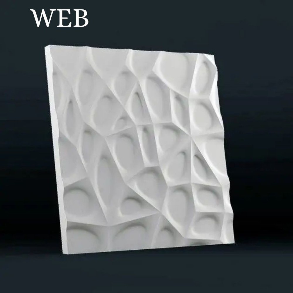 Mold For 3D Panel WEB Molds Plaster Wall Art Decor ABS Plastic Form