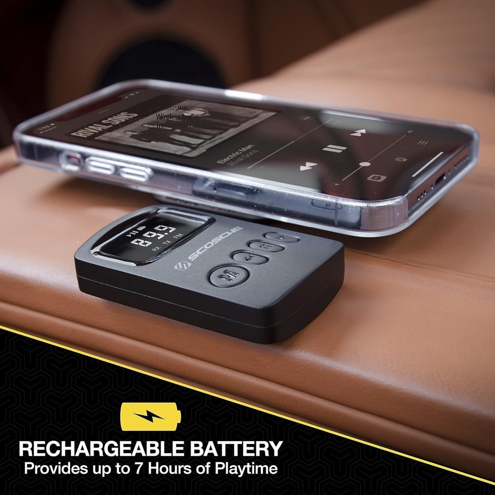 BTTRFM-SP1 Portable Bluetooth Transmitter/Receiver, FM Transmitter and Wireless