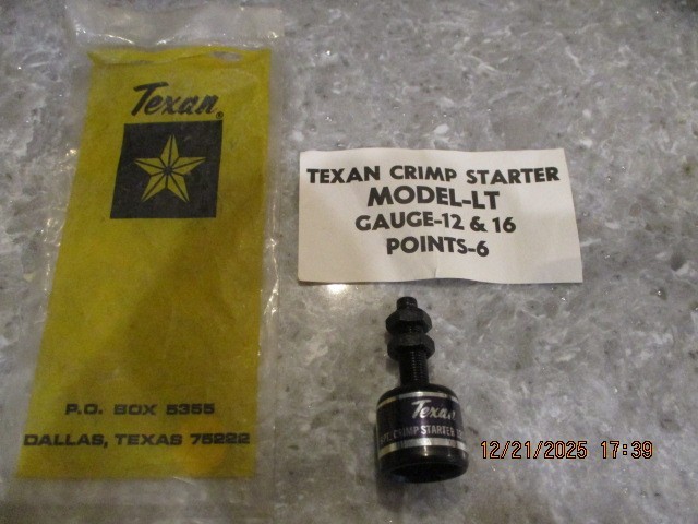 Texan Crimp Starter, 12/16 ga,  6 Point
