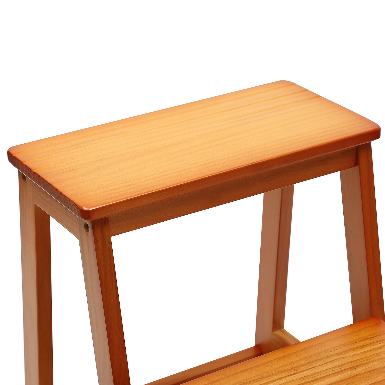 3-Step Folding Library Ladder Chair, Portable Multifunctional Step Stool