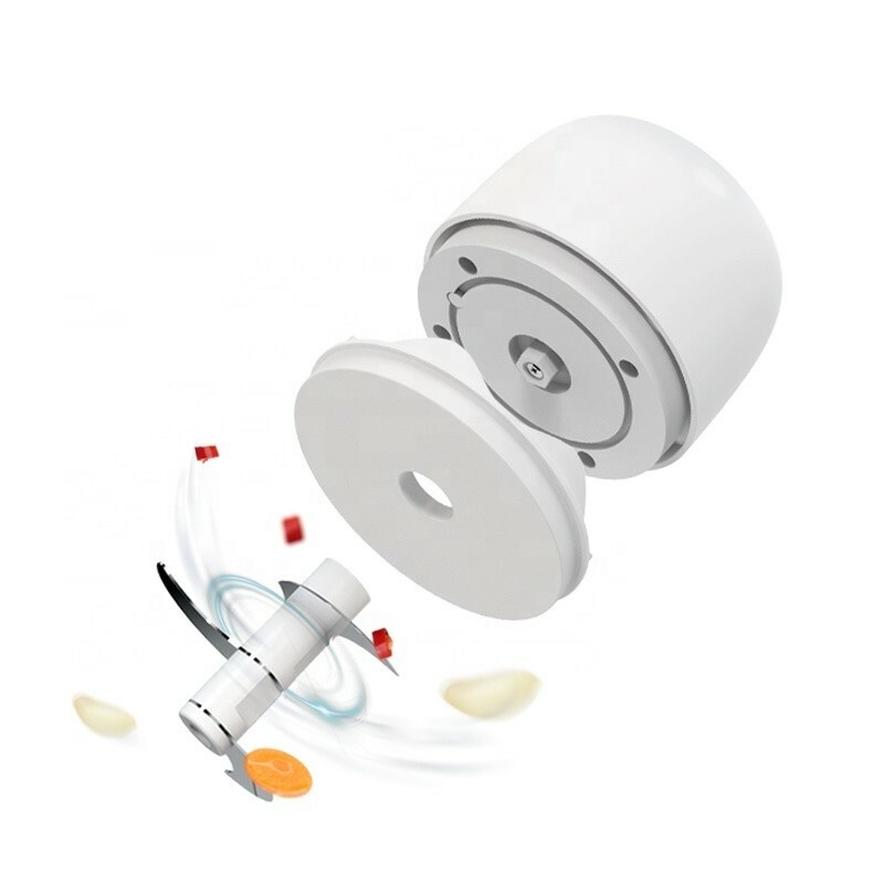 Portable Mini Food Processor-Electric Garlic Onion Nut Chopper USB Fast Charging