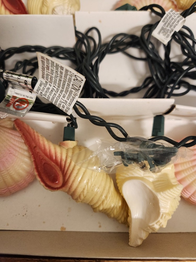 Enchanted Forest Seashell String Lights Indoor/Outdoor Coastal