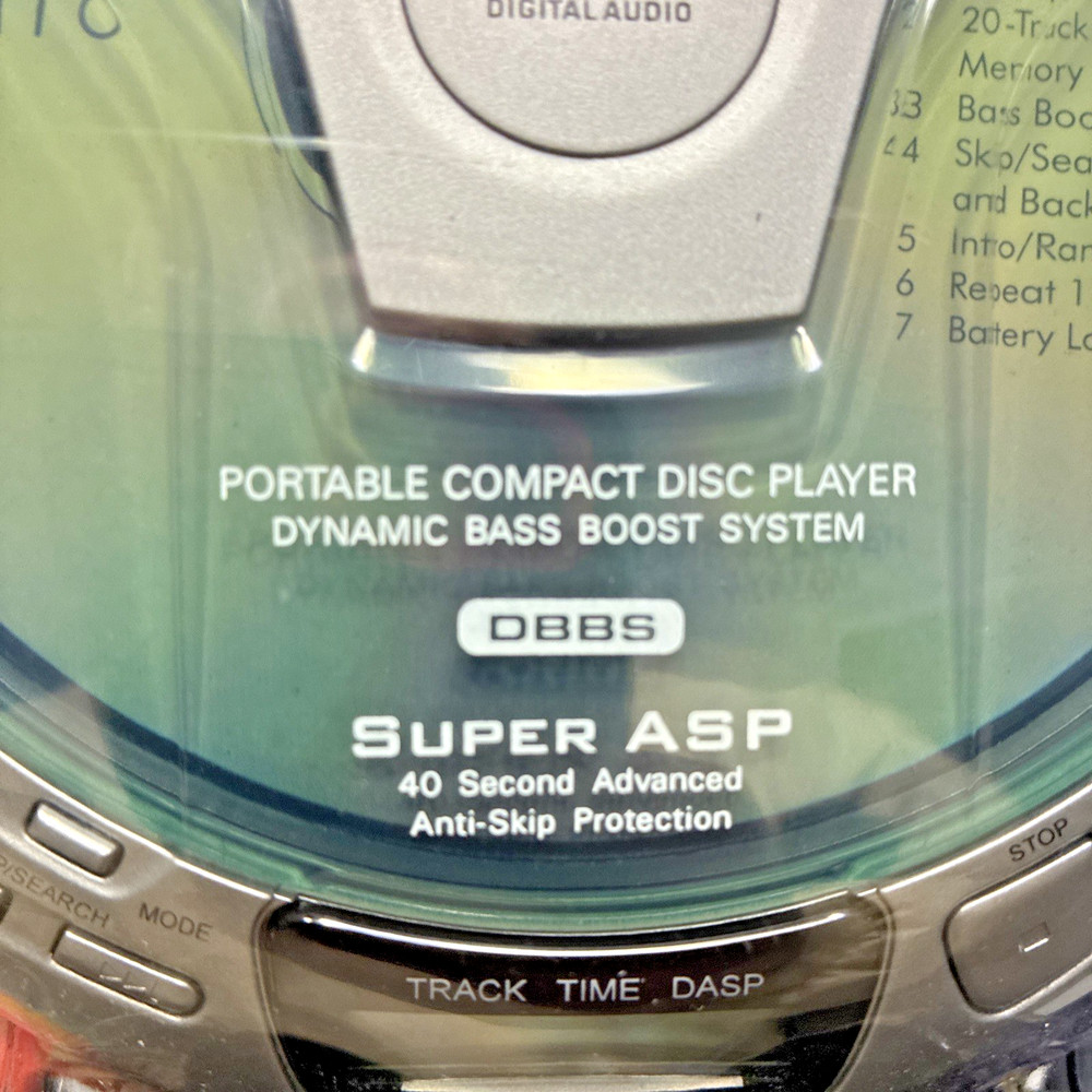 Vintage Jensen Personal CD Player W Programmable Memory Model CD-300cka.