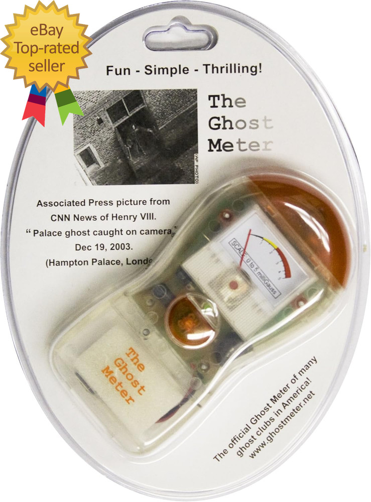 The Ghost Meter EMF Sensor Transparent Battery Powered Tabletop