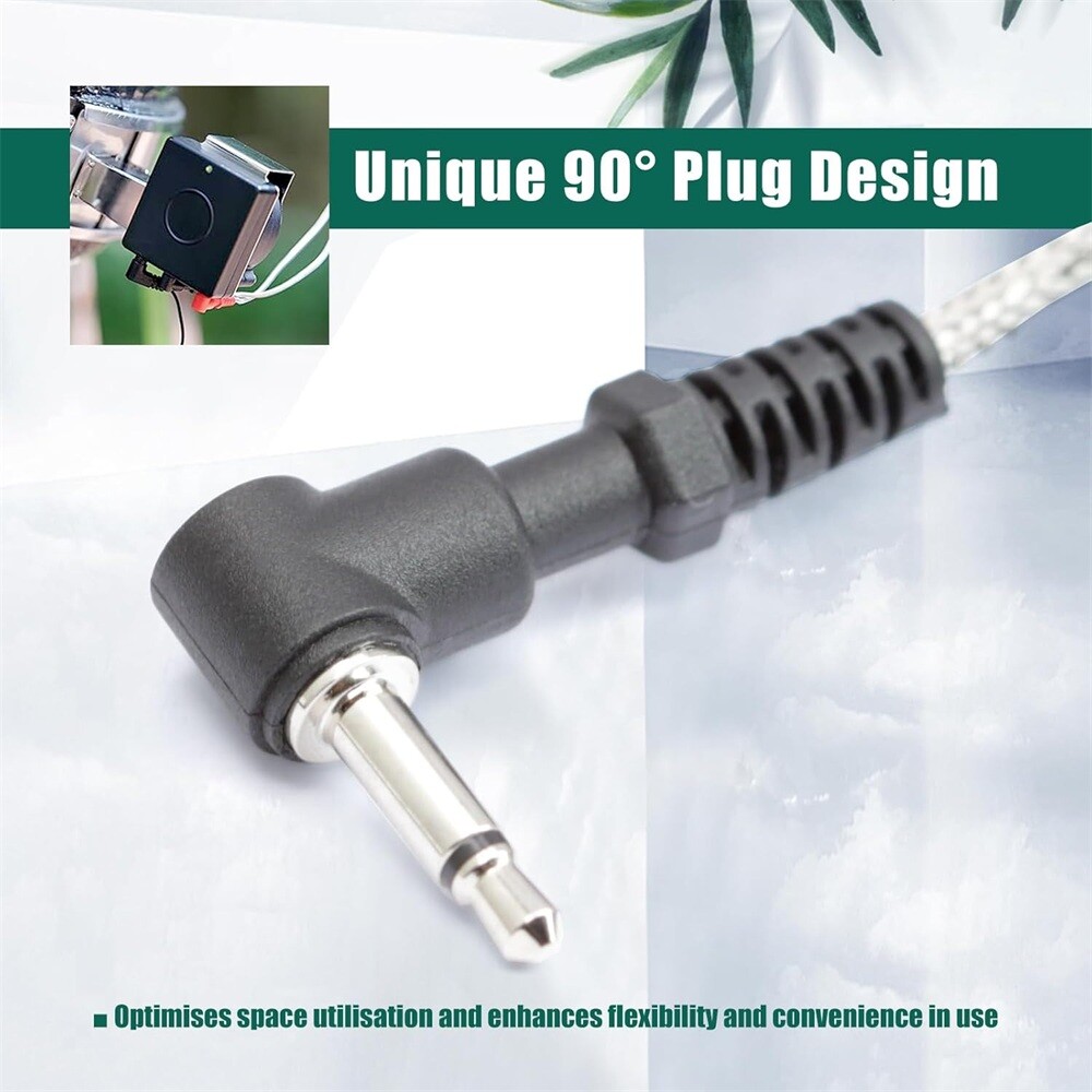 High-Temperature Pit Probe with 90° Plug Replacement Pit Probe For Flame Boss