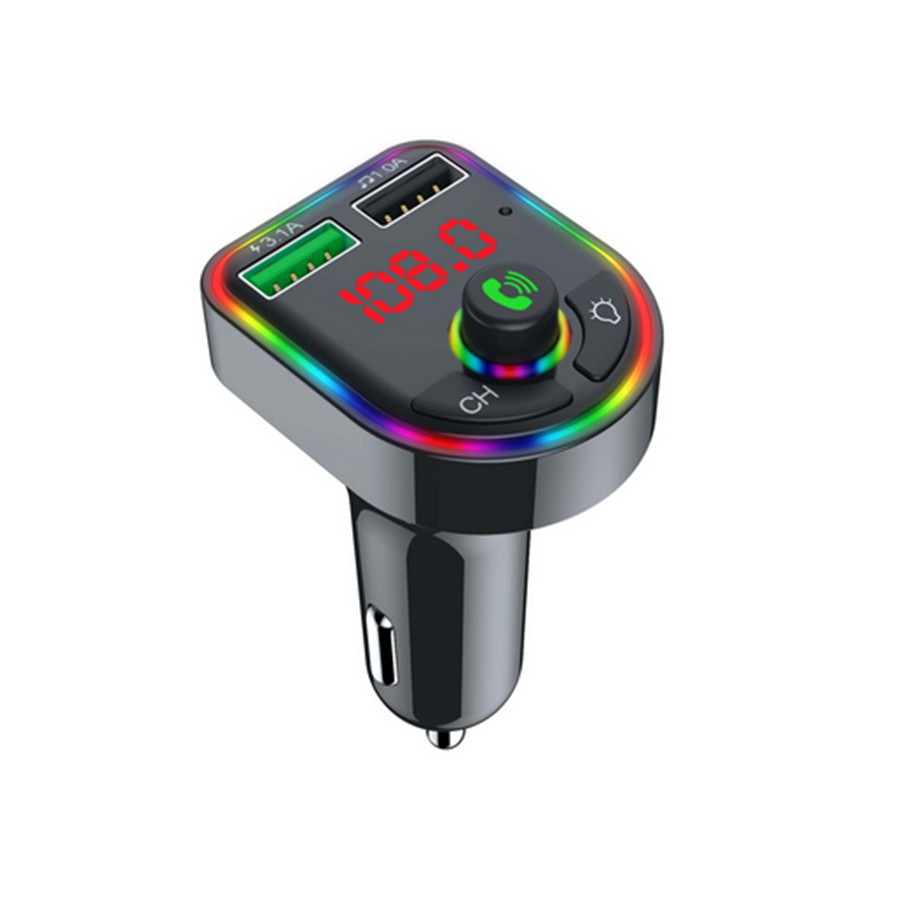 Bluetooth 5.0 FM Transmitter Car MP3 Player Wireless Handsfree Audio Receiver