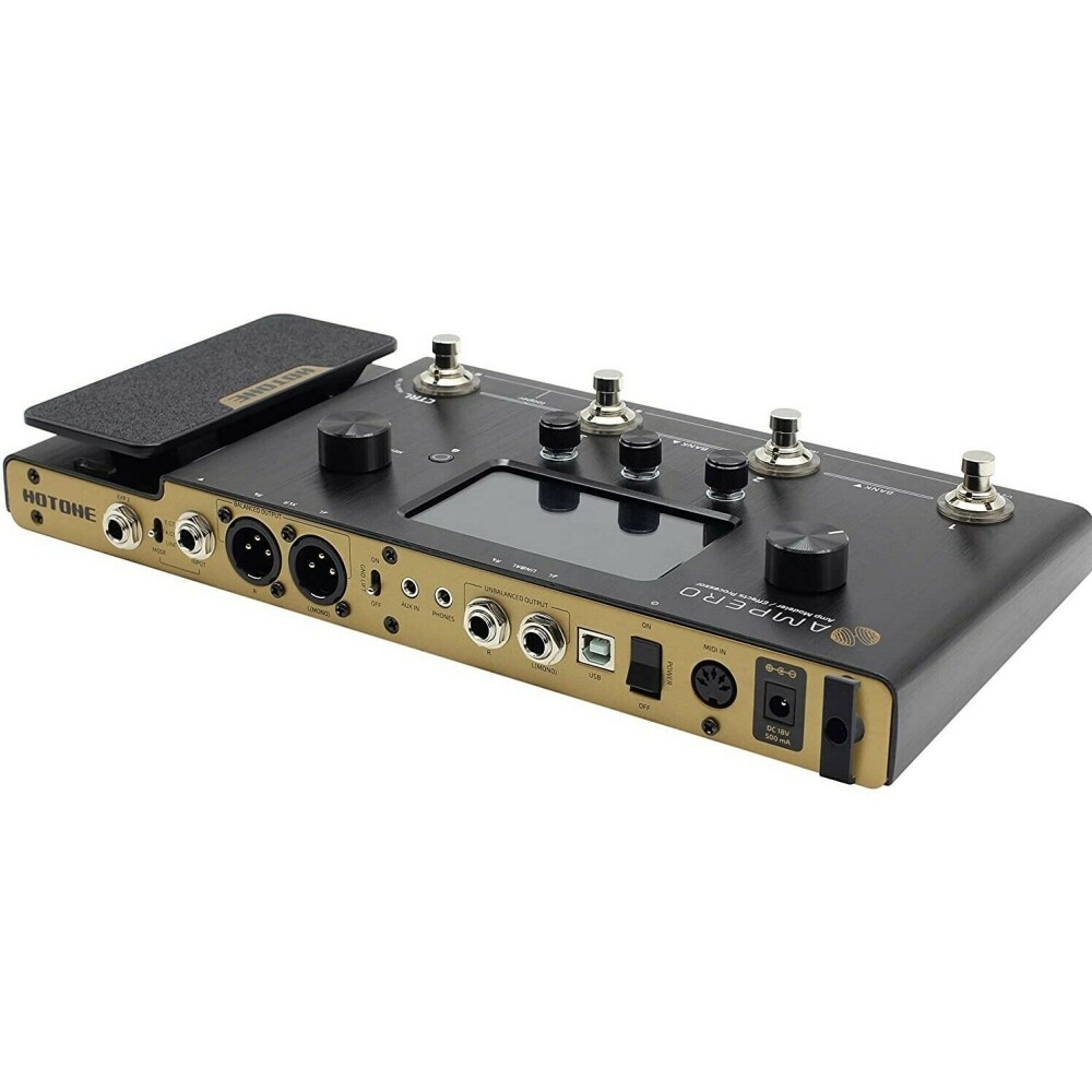 HOTONE AMPERO MP-100 Guitar FX Amp Modeler USB Interface Touchscreen Pedalboard