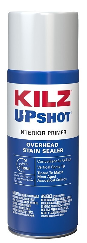 NEW KILZ 11748 UPSHOT OVERHEAD STAIN BLOCKER White Primer 10 ounce Can 7456908
