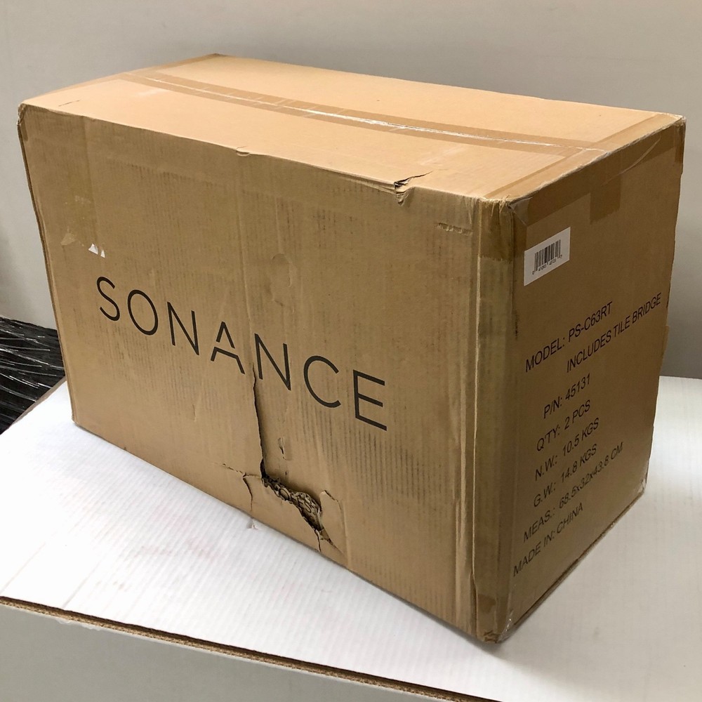 Sonance PS-C63RT 6.5" In-Ceiling Speakers 45131 Pair w/ Tile Bridge