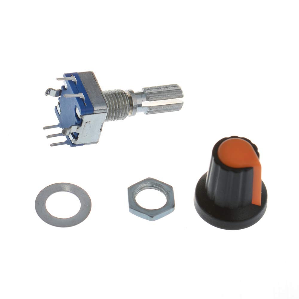 10pcs 20mm 360° Rotary Encoder EC11 Digital Potentiometer Push Button US