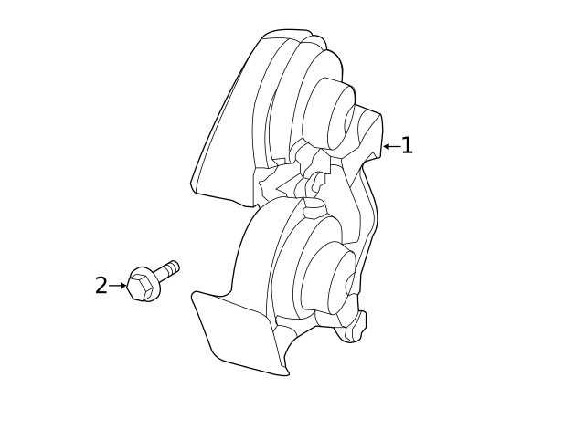 Genuine Ford Horn DG9Z-13832-A