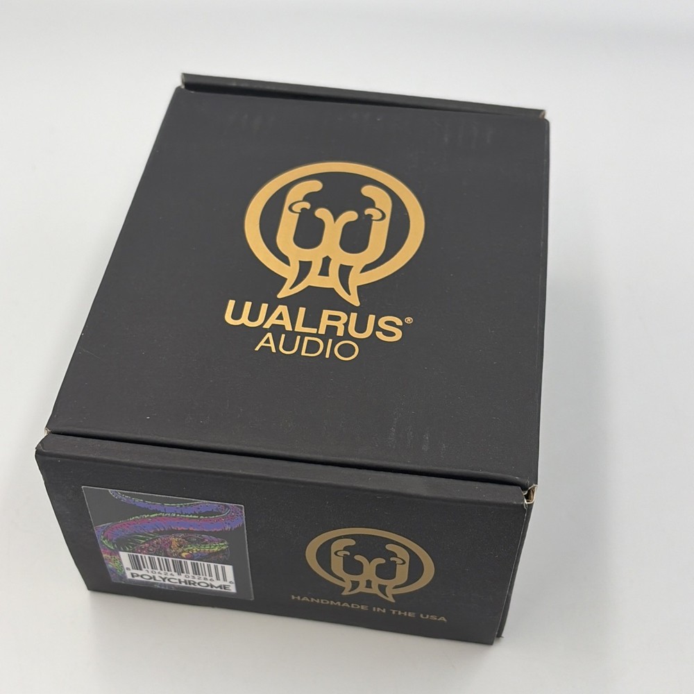 Walrus Audio Polychrome Flanger Pedal Open Box w/ Box Guitar Effects