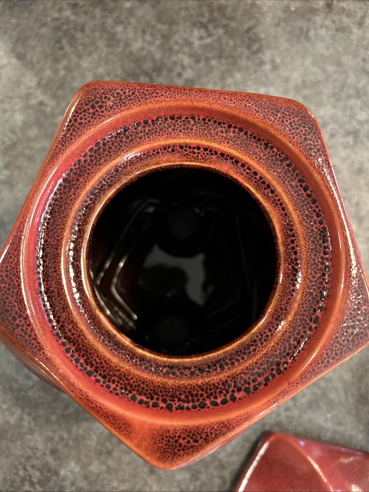 Pottery table top gel fire burner