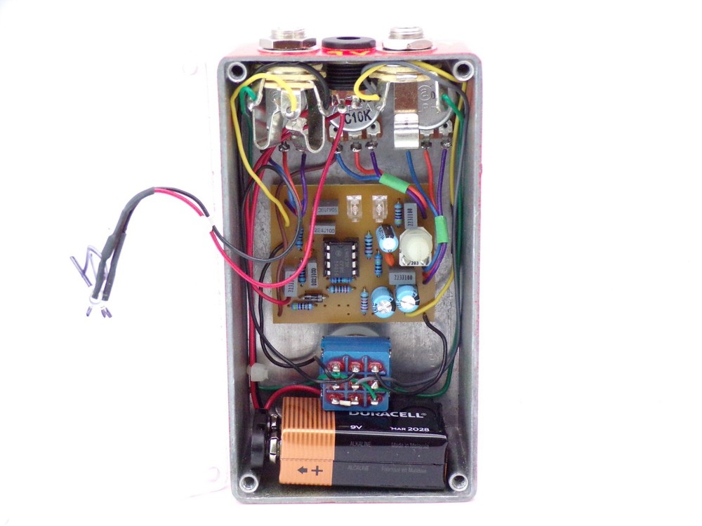 Grumpy Toad FX Custom Distortion - Hand Painted Finish - LM833N Op-Amp