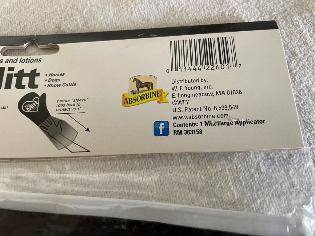 Absorbine The Mitt, Reusable Mitt Applicator, Large