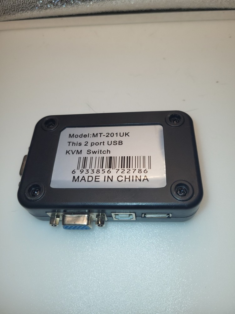 2 Port USB 2.0 KVM Manual Switch