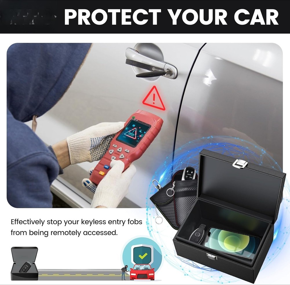 Key Fob Protector, Car Signal Blocker (Large)