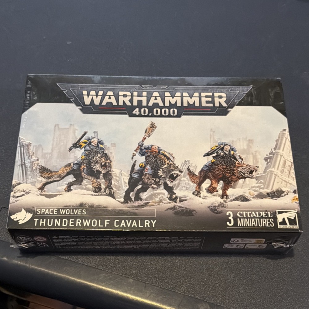 GW Warhammer 40k Space Wolves Thunderwolf Cavalry Squadron 3 Miniatures