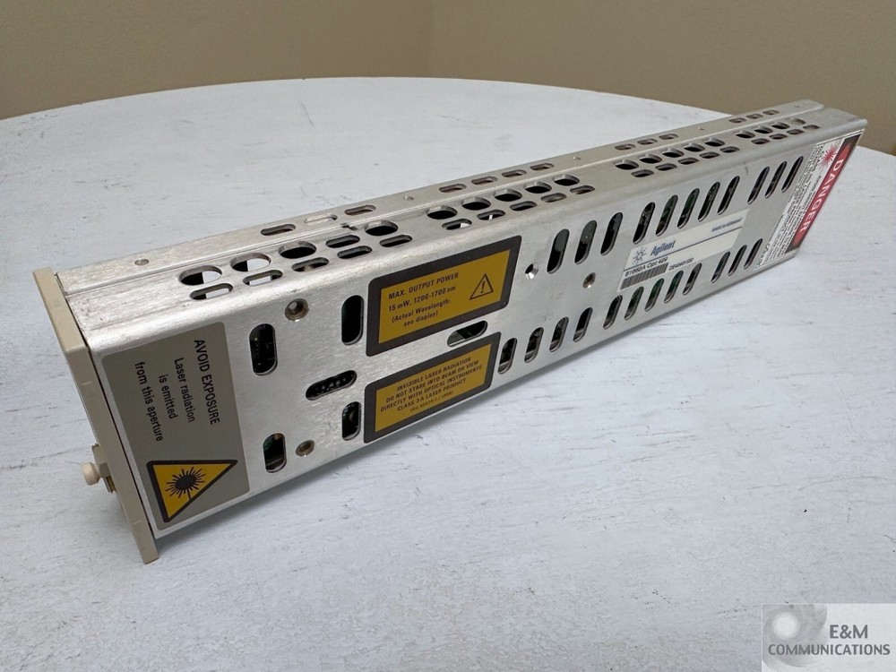 81662A AGILENT OPTICAL DFB LASER SOURCE FOR 8166A MAINFRAME NO PULL/LOCK HANDLE