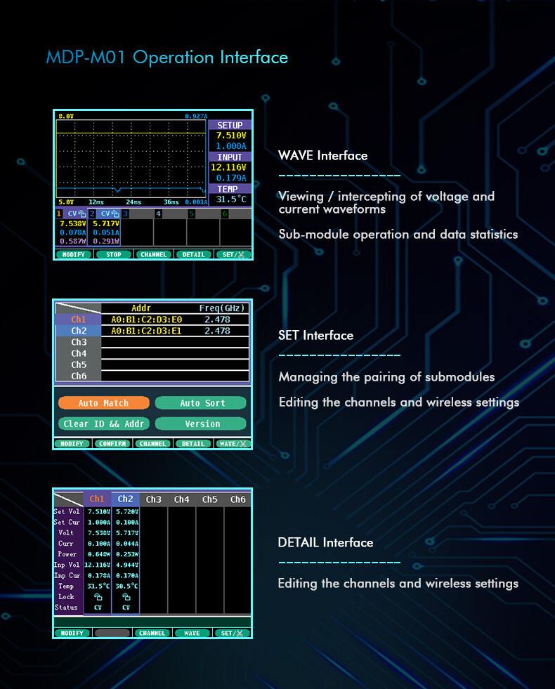 Mini Programmable Linear Power MDP-M01 Adjustable Digital DC Power Supply Module