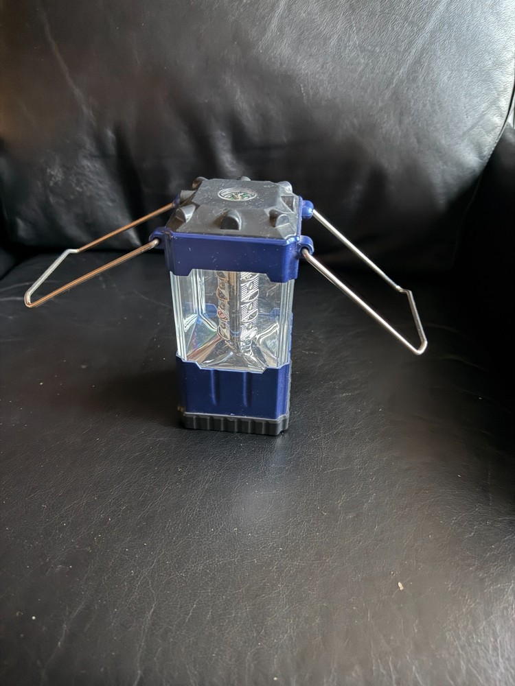 Sharper Image LED Lantern w/ Compass & Dimmer Adjustable Brightness AA Battery