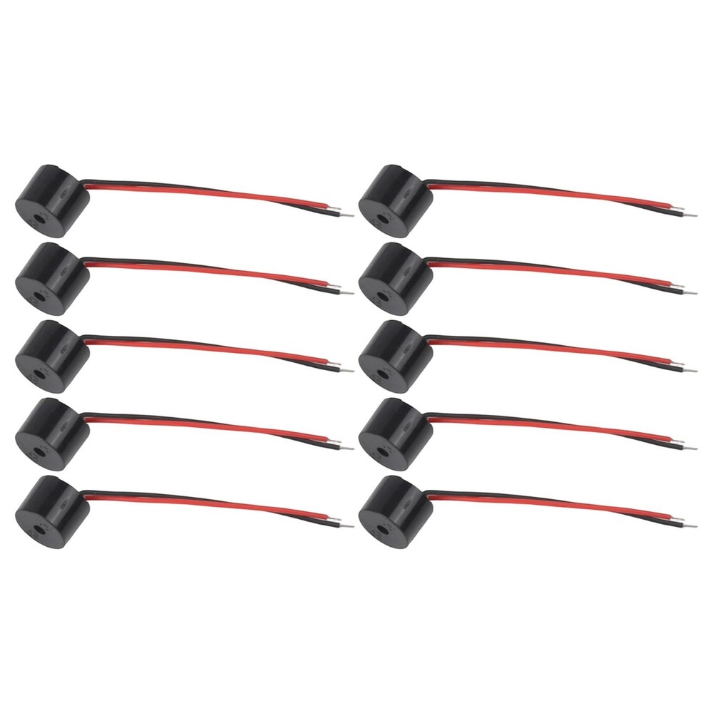 Compact and Lightweight 10Pcs Active Buzzer for Various Applications 12V