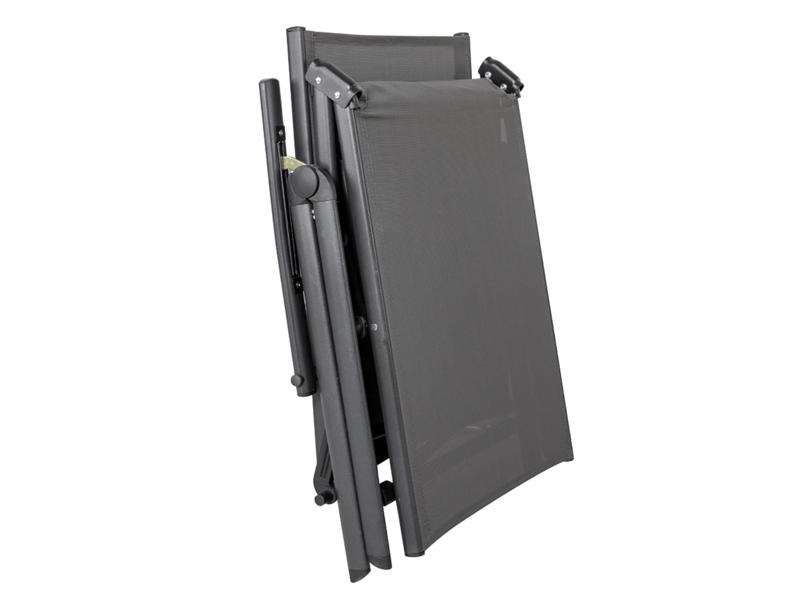 Nuu Garden Foldable Outdoor Chaise Lounge Chair Adjustable Patio Recliner BLACK