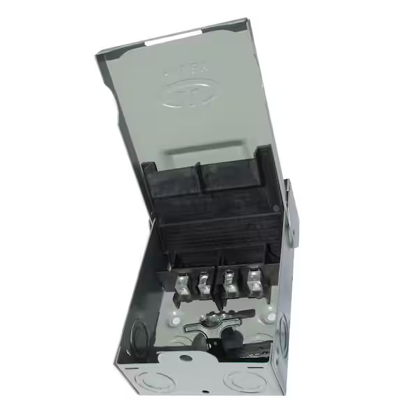 Ac Disconnect Box Electrical 60 Amp 120/240-volt Non-fuse Metallic Padlockable