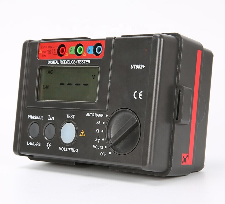 UT582+ Digital RCD (ELCB) Electronic Tester Voltage Tester Leakage Switch Tester