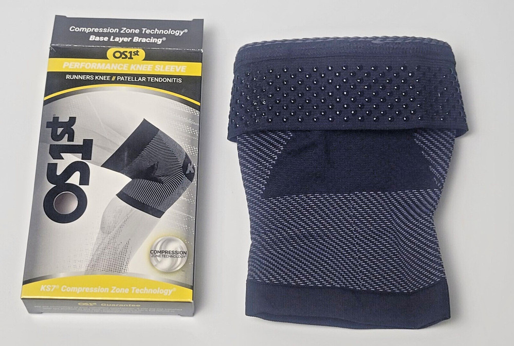OS1st KS7 Performance Knee Sleeve Brace Black M