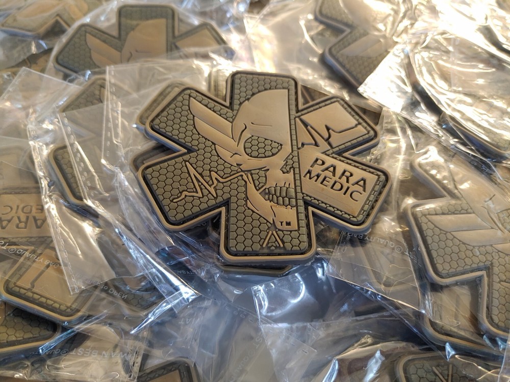 SCULL PARA MEDIC 3D PVC PATCH