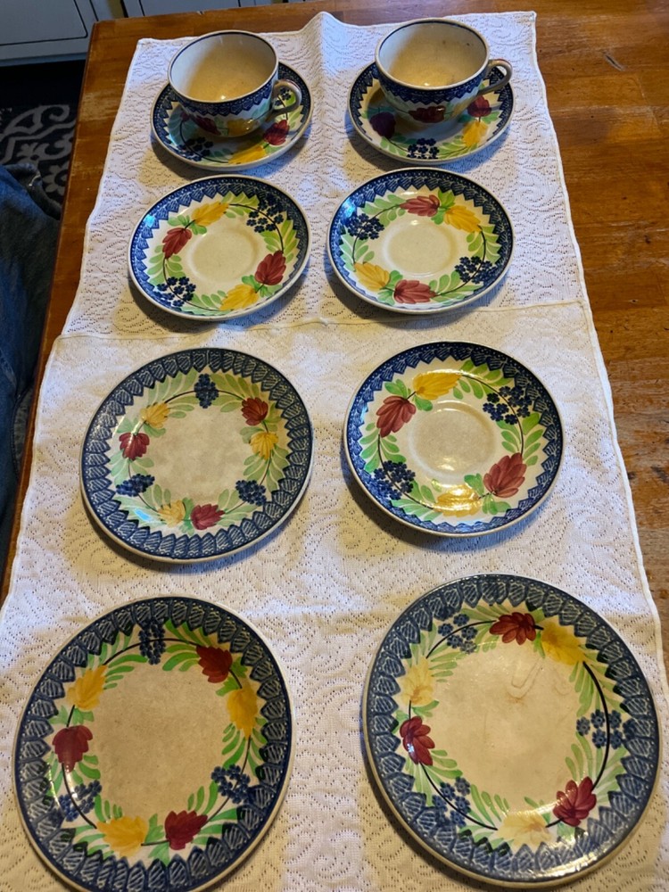 POTTERY-AULD HEATHERWARE 10 pieces