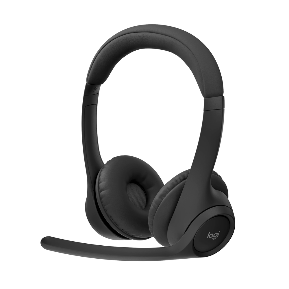 Logitech - Zone 300 Wireless Bluetooth On-ear Headset With Noise-Canceling Mi...