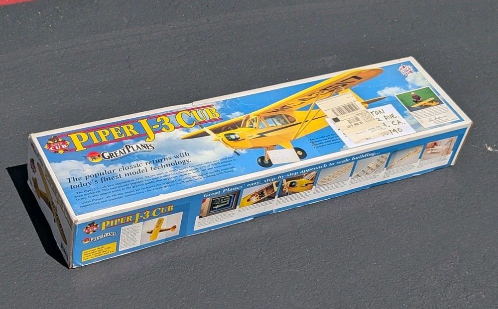 Great Planes Piper J-3 Cub Model Kit Plane Wood - CUB4 - GPMA0160