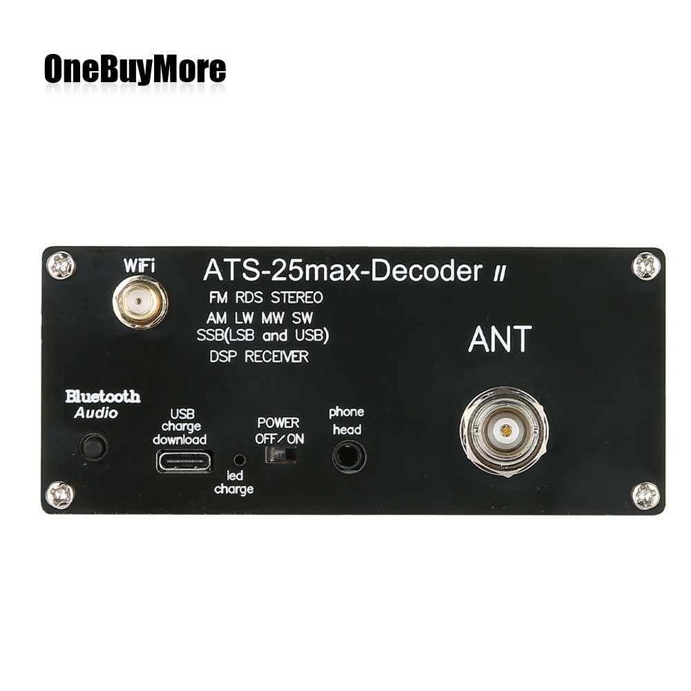 ATS25 Max Decoder II Bluetooth Version Full Radio Receiver FM SW SSB MW LW USA
