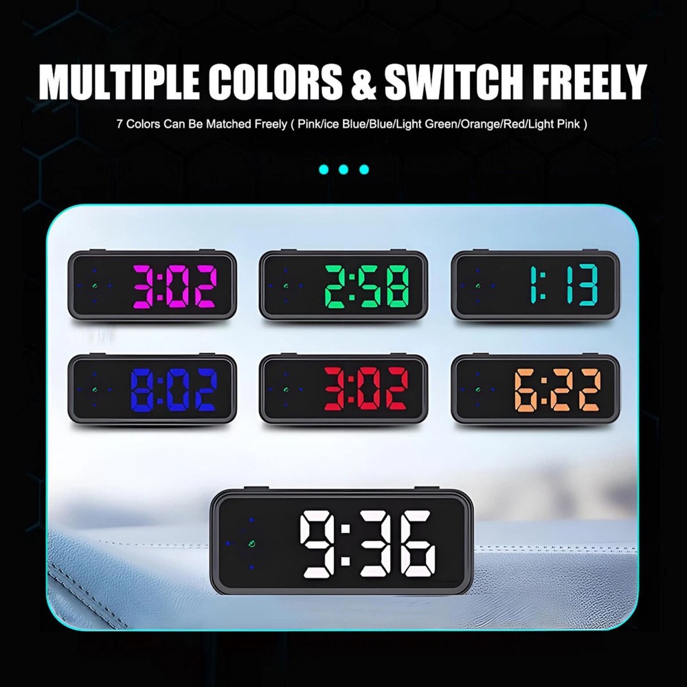 Replacement Mini LED Digital Speedometer for Car HUD Head Up Display Universal