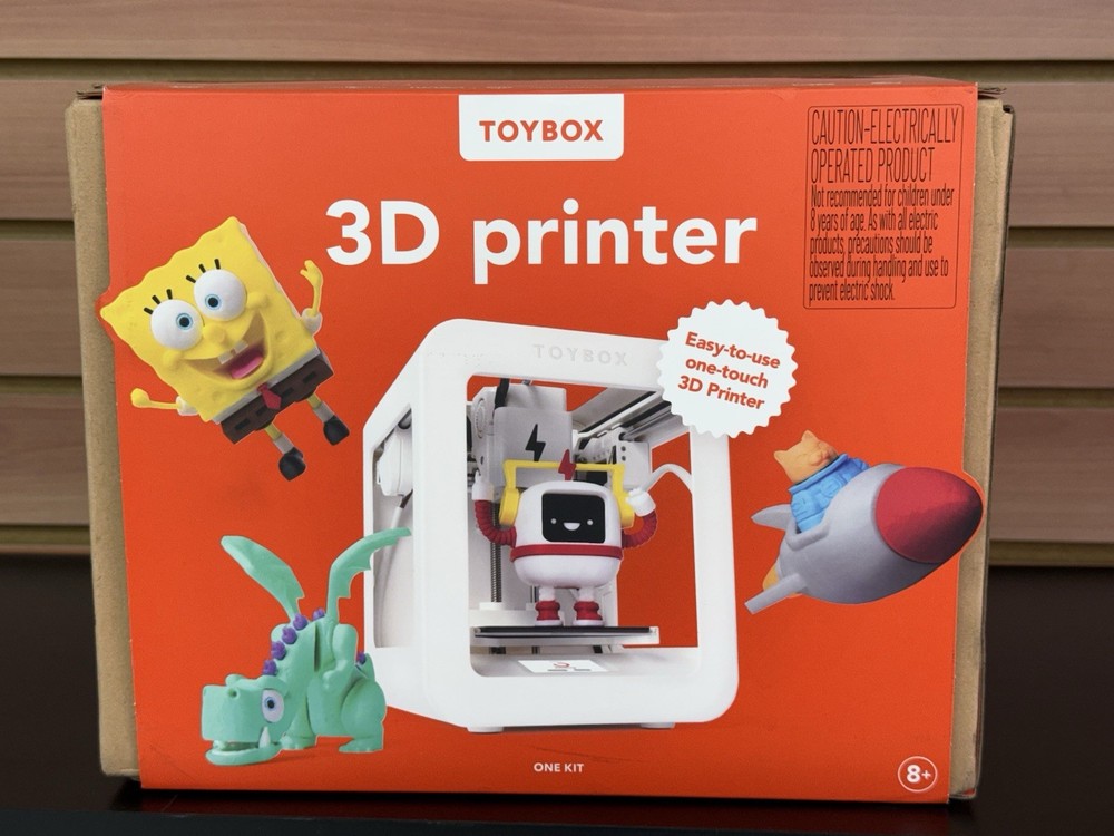 Toybox 3D Printer One Touch Kit Kid Friendly Toy Alpha 2 Two