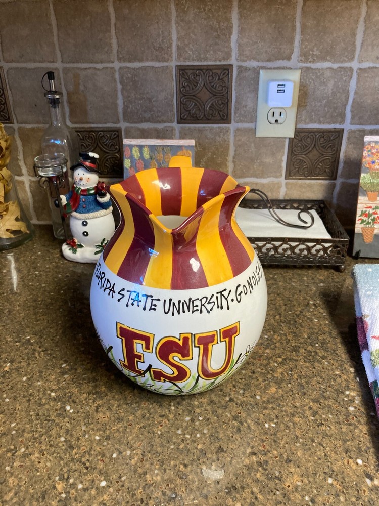 FSU CERAMIC PITCHER