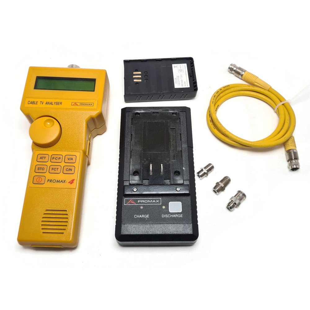 Promax 4 Cable Tv Analyzer. 45~862 Mhz. Made in Spain