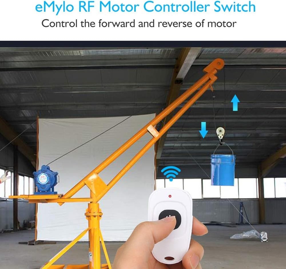 eMylo Smart RF Motor Controller Switch Wireless Relay Module 2 PACK DC12V